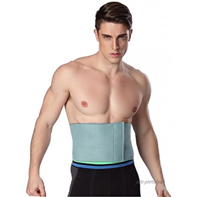 Bauch-Trimmer Body Shaper Bauchweggürtel Fitnessgürtel Bauch für Herren NSYD01- Blau