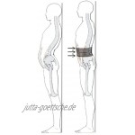 Bauch und Rückenstützgürtel Bauchweggürtel Gr. 3 Taillenumfang 110-130 cm