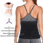 KissDate Bauchweggürtel Einstellbarer Fitnessgürtel Taillentrimmer Schweißgürtel Taillenformung Sportschutz Bauchweggürtel mit 1PC Maßband für Frauen…