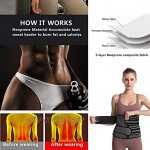 MOSHUO Neoprene Sauna Waist Trainer Corset Sweat Belt for Women Weight Loss Compression Trimmer Workout Fitness
