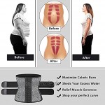 MOSHUO Neoprene Sauna Waist Trainer Corset Sweat Belt for Women Weight Loss Compression Trimmer Workout Fitness