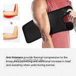 ONETWOFIT Arm-Trimmer für Männer und Frauen Arm-Schlankheits-Bandagen für Fitnessstudio wie eine Körperwickel Sauna Armübung verbessert die Schwitzzirkulation.