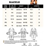 RACELO Damen-Taillen-Trimmer Neopren für Workout Schweiß Sport