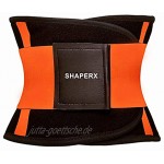 SHAPERX Taillentrainer Gürtel Body Shaper Bauch Wrap Trimmer Slimmer Kompressionsband für Gewichtsverlust Workout Fitness