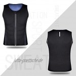 Sweat Vest for Men Sauna Waist Trainer Men's Slimming Body Shaper Workout Tank Top Zipper Jacket Suit Trimmer Sports