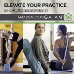 Gaiam Yogamatte Premium-Druck rutschfest für alle Arten von Yoga Pilates und Boden-Workouts Schwarz Marrakesh 5 mm