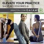 Gaiam Yogamatte Premium-Druck rutschfest für alle Arten von Yoga Pilates und Bodentraining Athenian Blush 5 mm