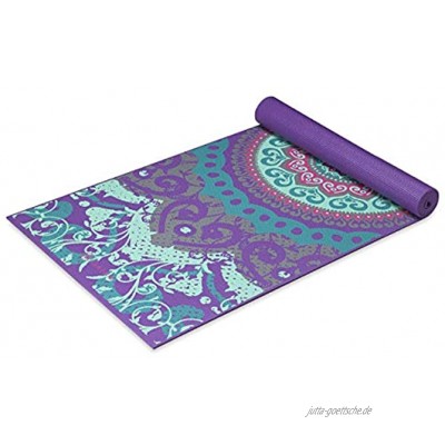 Gaiam Yogamatten Two-Sided Solid Yoga Mat