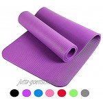 Gloop XXL Yogamatte Pilates Gymnastikmatte trainingsmatte Fitnessmatte,Premium inkl Tragegurt ideal für Pilates Gymnastik und Yoga