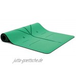 Liforme Yogamatte umweltfreundlicher Gummi Grün Yoga Fitness Matte mit Yogatasche