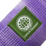 Lotus Design Yogamatte Rutschfest 6mm mit Muster ÖKOTEX Made in Taiwan Yoga Matte Bunt Bedruckt Waschbar Jogamatte Schadstofffrei 0,6 cm leichte und günstige Yogamatten für Anfänger