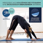 MAXEEZ® Yogamatte TPE 80 cm | extra breit für mehr Sicherheit | Umweltfreundliche Gymnastikmatte Fitnessmatte biologisch abbaubar