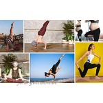 meteor Yogamatte aus Kork Naturkautschuk 100% rutschfest und schadstofffrei Gymnastikmatte für Yoga Pilates Fitness Mandala Design