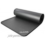 Oliver Gymnastikmatte Yogamatte Pilates Fitnessmatte | 60 cm breit und 1,40 1,80 cm lang