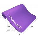 SportVida Yogamatte Fitnessmatte für Yoga Pilates Gymnastik | Schaumstoff NBR | 180 x 60 x 1 cm | Isomatte für Camping Zelt