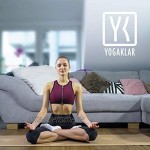 YOGAKLAR Yogamatte aus Naturkautschuk und Kork inklusive Tragegurt – rutschfeste hautfreundliche und pflegeleichte Fitness- & Gymnastikmatte – 100% natürlich umweltfreundlich und antiallergen
