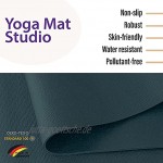 Yogibato Yogamatte Studio PVC Ökotex 100 – Made in Germany – rutschfest & Schadstofffrei – Matte für Gymnastik Pilates Sport Fitness – Yoga Mat – Länge 200 oder 183 cm