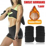 Aemiy Arm Trimmer Sweat Sauna Belt Shaper Fat Burners Body Slimmer Cincher Trainer 1 Pair
