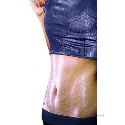 BICBLL Herren Sauna Sweat Vest Polymer Waist Trainer Korsett Hot Slimming Body Shaper Tank Top Workout Shirt