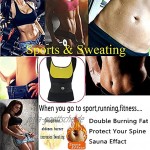 DODOING Womens Hot Sweat Sauna Tank Top Adjustable Waist Trainer Vest Sport Neoprene Shirt Body Shaper Tummy Fat Burner Slimming Vest Weight Loss Shapewear Black