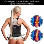 Emooqi Bauchweggürtel mit Klettversclussfür Fitnessgürtel aus Neopren für Damen & Herren Gewichthebergürtel zur Fettverbrennung & Gewichtsabnahme Verstellbar Abnehmen