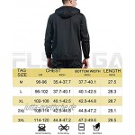 FLYGAGA Sweatshirt für Herren mit Sauna-Effekt zum schnellen Abnehmen von Fett und Fett