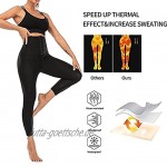 joyvio Frauen Abnehmen Sport Sweat Leggings Fitness Hosen Yoga Shorts Sauna Damen Jogginghose Color : Woman Size : M