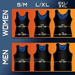 Keepbest Sauna-Weste für Damen Herren Advanced Body Weight Loss Sauna atmungsaktiv schnell trocknend Damen L-XL