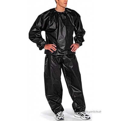 KUYG Sauna Suit Trainingsanzug Sportanzug Männer Saunaanzüge Schwitzanzug Abnehmen Anti Rip Fitness Trainingsjacke