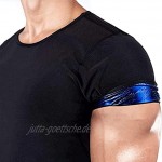 MFFACAI Männer Sauna Heat Trapping T-Shirt Training Taille Shaper Kurzarm Tops Workout