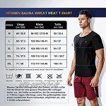 VENI MASEE Herren Sauna-Sweat-Shirt Slimming-Shapewear Comression-Fitness Slimmer-Saunasuits Body Shaper Workout Tank Top Polymer Trainer