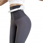 ZQD Frauen Hohe Taille Korsett Leggings mit verstellbarem Körper Shaper Bummach Control Butt Lift Taille Trainer Yoga Pants