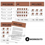 Exercise Cards Barbell By Newme Fitness Contains 50 Barbell Exercises Total Body Workout- Perfect For Home Workouts Your Personal Trainer Large Durable Waterproof 3.5X5 Cards