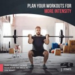 FitMate Langhantel-Workout-Übungsposter – Workout-Routine mit gratis Gewichten Heim-Gym-Dekoration Raumanleitung