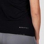 MOROTAI Damen NAKA Performance Basic T-Shirts Schwarz S