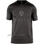 MOROTAI Performance Basic Trainingsshirt Herren Kurzarm Shirt für Gym Und Outddor Fitnessshirt Funktionsshirt Mesheinsatz