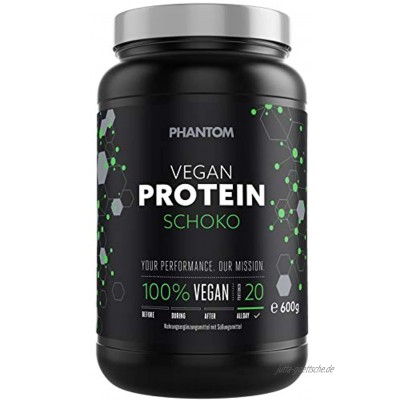Phantom Athletics Unisex – Erwachsene Protein Shake Schoko Nahrungsergänzung 600 Gramm