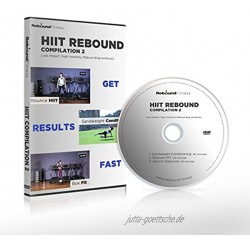 Die HIIT-Rebound Kompilation 2 DVD beinhaltet 3 hochenergetischen Minitrampolin-Workouts mit der Ihre Fitness das nächste Level erreichen wird. Super Fitness