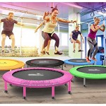 HKAFD Übung Trampolin Indoor Trampolin Tragbare Fitness Trampolin Falten Mini Übung Trampolin Spring Pad Jump Matte Rebounder für Kinder Erwachsene
