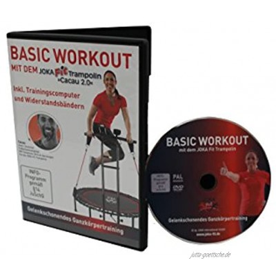 JOKA FIT Trainings-DVD deutsch für Fitnesstrampoline Basic Workout 16765