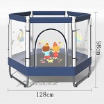 LKZL 50'' Trampolin Outdoor & Indoor Mini Kleinkindtrampolin mit Gehäuse Freizeit-Trampoline für Geburtstagsgeschenke für Jungen und Mädchen