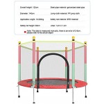 MZNTBW Trampolin 140 cm mit Netz Outdoor Minitrampolin Für Jumpsport Fitness Bis 200kg für Innen Garten Training für Aerobic Rebounds im Fitnessstudio für Kinder und Erwachsene