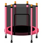 QinWenYan Mini-Trampolin Große 140 cm Indoor Trampolin mit Erwachsenen Kinder springende Bett Outdoor Trampoline Übungsbett Fitnessgeräte für Draußen Farbe : Pink Size : 140x30cm