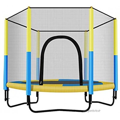 Trampoline Heavy-Duty-Trampolin Indoor Outdoor Erwachsene Kids 2 Personen-Sprungmatte mit Netz 200kg 440 Pfund 150cm 59 Zoll gartentrampolin