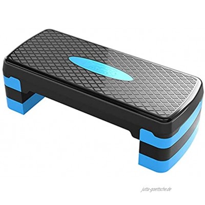 Aerobic-Pedal Pedalgymnastik Dediziertes aerobisches Yoga-Rhythmus-Pedal einstellbar Multifunktionale rutschfeste Home Fitness-Ausrüstung Aerobic-Fitnesspedal  Farbe : Blau  Size : 68x28x21cm