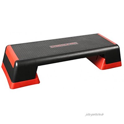 Gymstick 61054 Schritt Board schwarz rot 97 x 36 x 25 cm