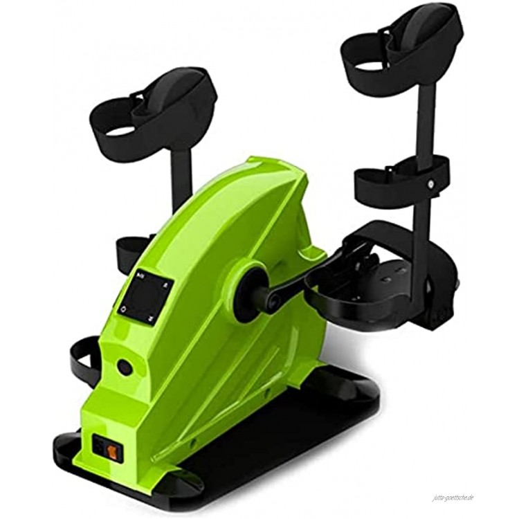 FDGSD Pedal-Rehabilitationsrad tragbarer Mini-Pedal-Trainer Cardio-Training für die Wiederherstellung des Beinarms unter dem Schreibtisch mit einstellbarem Widerstand
