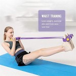 lcy Tretwiderstand Band multifunktionale Fitnessübungen Widerstand Band Gummi Yoga Stretching Pedal Turnhalle Trainer Color : 1