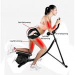 Panda Eye Ab Machine Core Abdominal Workout Coaster Height Adjustable Strength Training Cruncher Full Body Exercise Equipment with Digital Monitor Foldable Abs Fitness Trainers for Home Gym Office