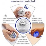Automatische Handgelenk-Force-Gyro Ball Ball Unterarm- Trainingsball Wrist Trainer Starke LED-Licht Automatische Arm Wrist Trainer
